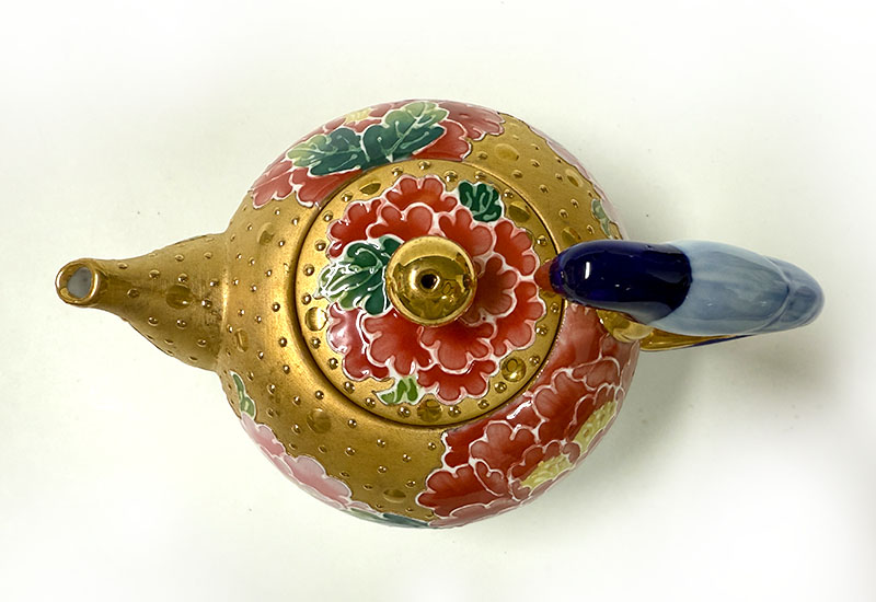 富貴圓滿藍鵲壺組